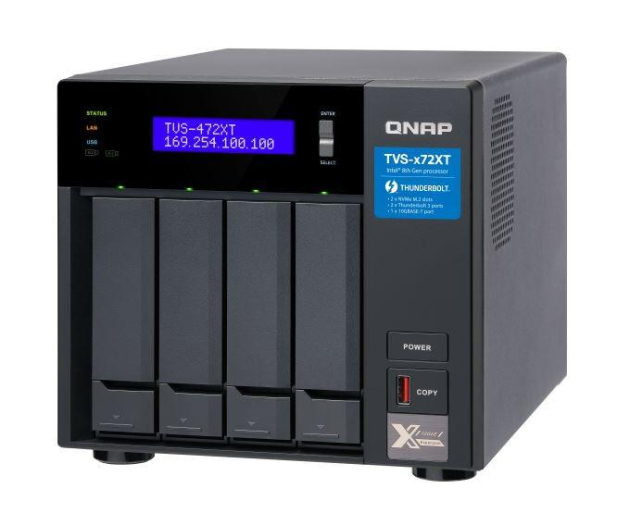 QNAP Serwer NAS TVS-472XT-i3-4G 4x0HDD Intel Core i3-8100T 4GB - 1375133 - zdjęcie 6
